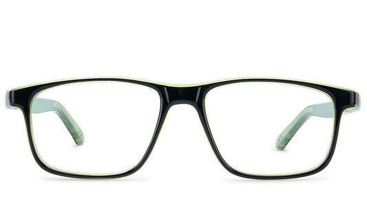 NANOvista NAO3172054 – Armazón infantil Siliflex bi negro/amarillo glow