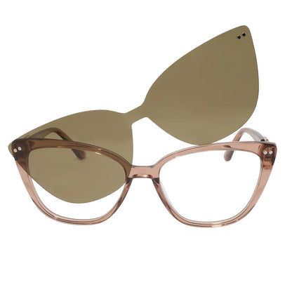 Cloe Clip CLE.10012 – Pink | Armazón de Acetato con Clip Polarizado