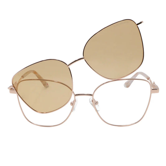 Cloe Clip CLE.10018 – Rose Gold | Armazón Metálico con Clip Polarizado