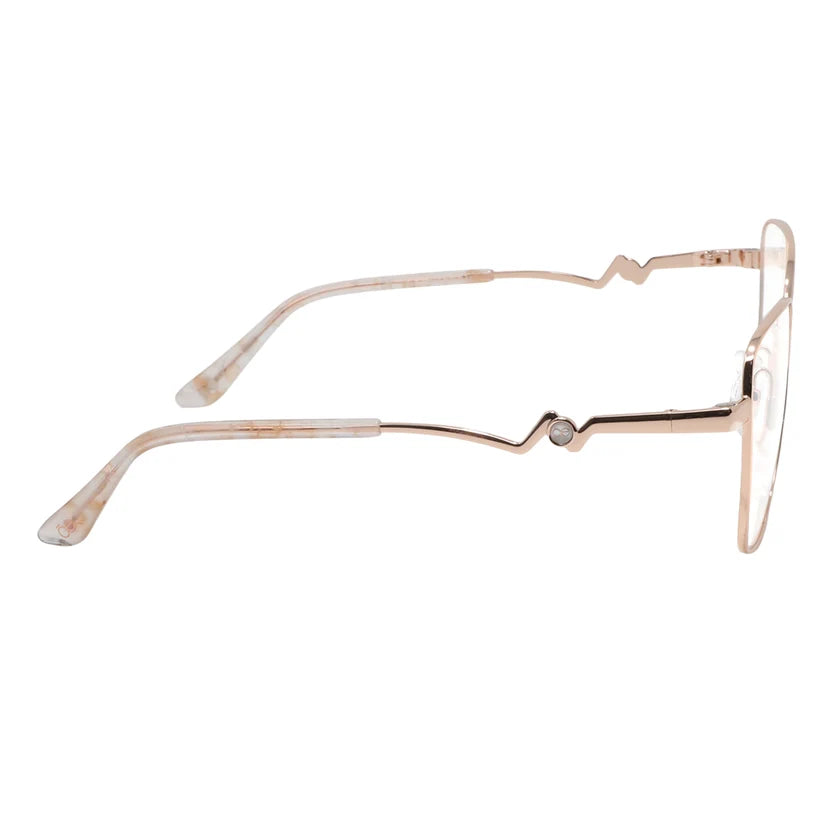 Cloe Clip CLE.10018 – Rose Gold | Armazón Metálico con Clip Polarizado