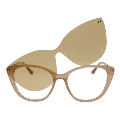 Cloe Clip CLE.10024 – Brown | Armazón de Acetato con Clip Polarizado
