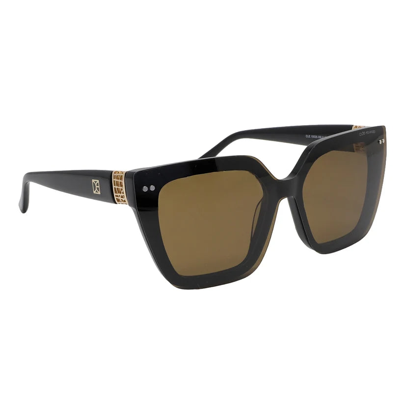 Cloe Clip CLE.10026 – Black | Armazón de Acetato con Clip Polarizado