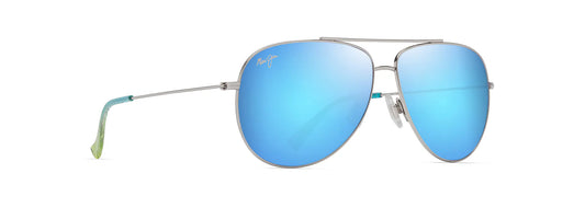 Maui Jim Hau'oli Xl B674-17B – SH Silver / Blue Hawaii | Lentes de Sol