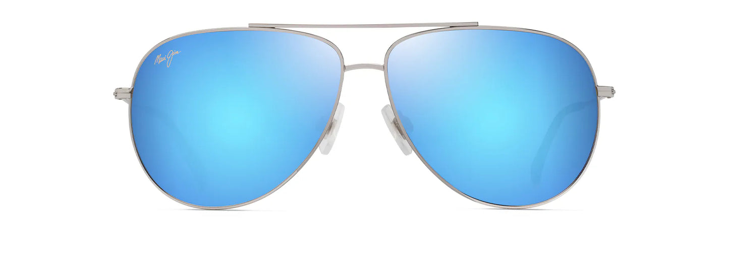 Maui Jim Hau'oli Xl B674-17B – SH Silver / Blue Hawaii | Lentes de Sol