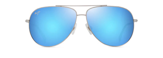 Maui Jim Hau'oli Xl B674-17B – SH Silver / Blue Hawaii | Lentes de Sol