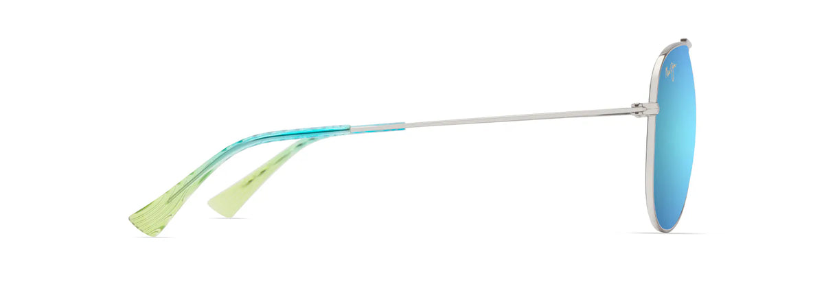 Maui Jim Hau'oli Xl B674-17B – SH Silver / Blue Hawaii | Lentes de Sol