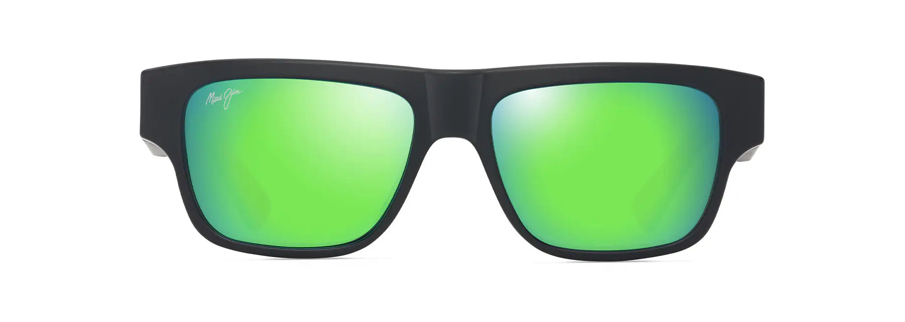 Maui Jim Kōkua GM638-02 – Matte Black / Maui Green | Lentes de Sol