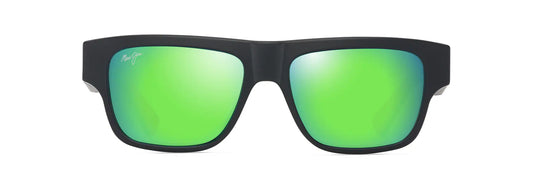 Maui Jim Kōkua GM638-02 – Matte Black / Maui Green | Lentes de Sol