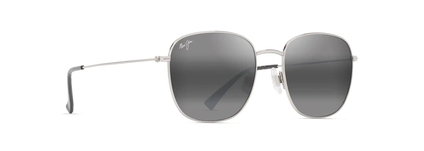 Maui Jim 'ōlali Asian Fit 657-17A – Shiny Silver / Grey | Lentes de Sol