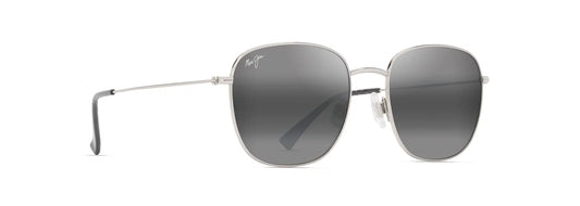 Maui Jim 'ōlali Asian Fit 657-17A – Shiny Silver / Grey | Lentes de Sol