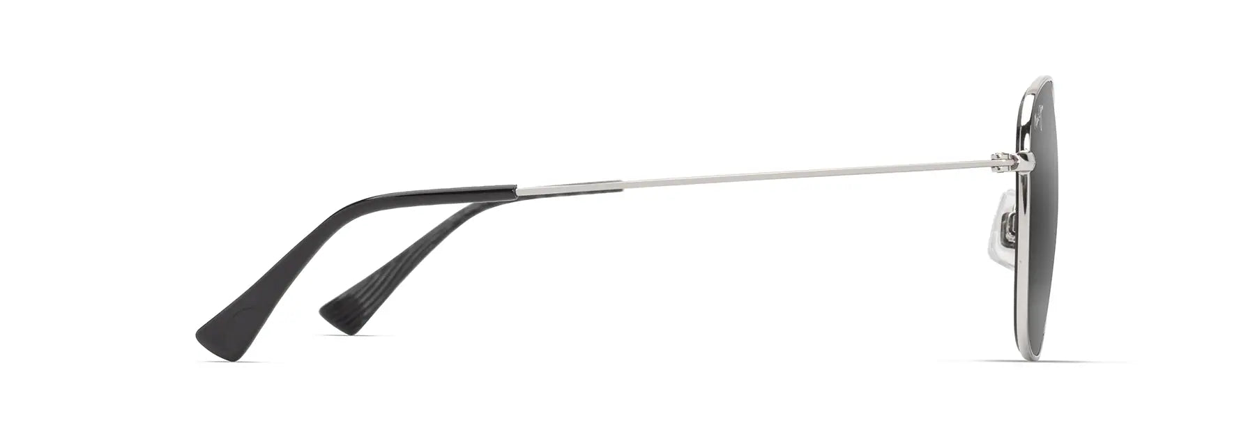 Maui Jim 'ōlali Asian Fit 657-17A – Shiny Silver / Grey | Lentes de Sol