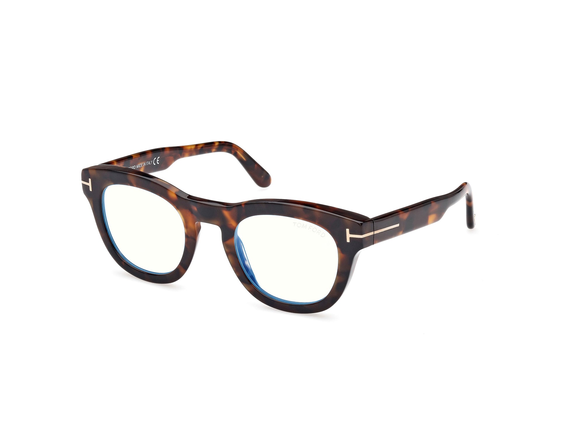 Tom Ford FT5873-B – Armazón de Acetato Havana
