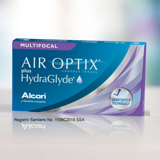 Air Optix Plus Hydraglyde – Lentes de Contacto Mensuales Multifocales