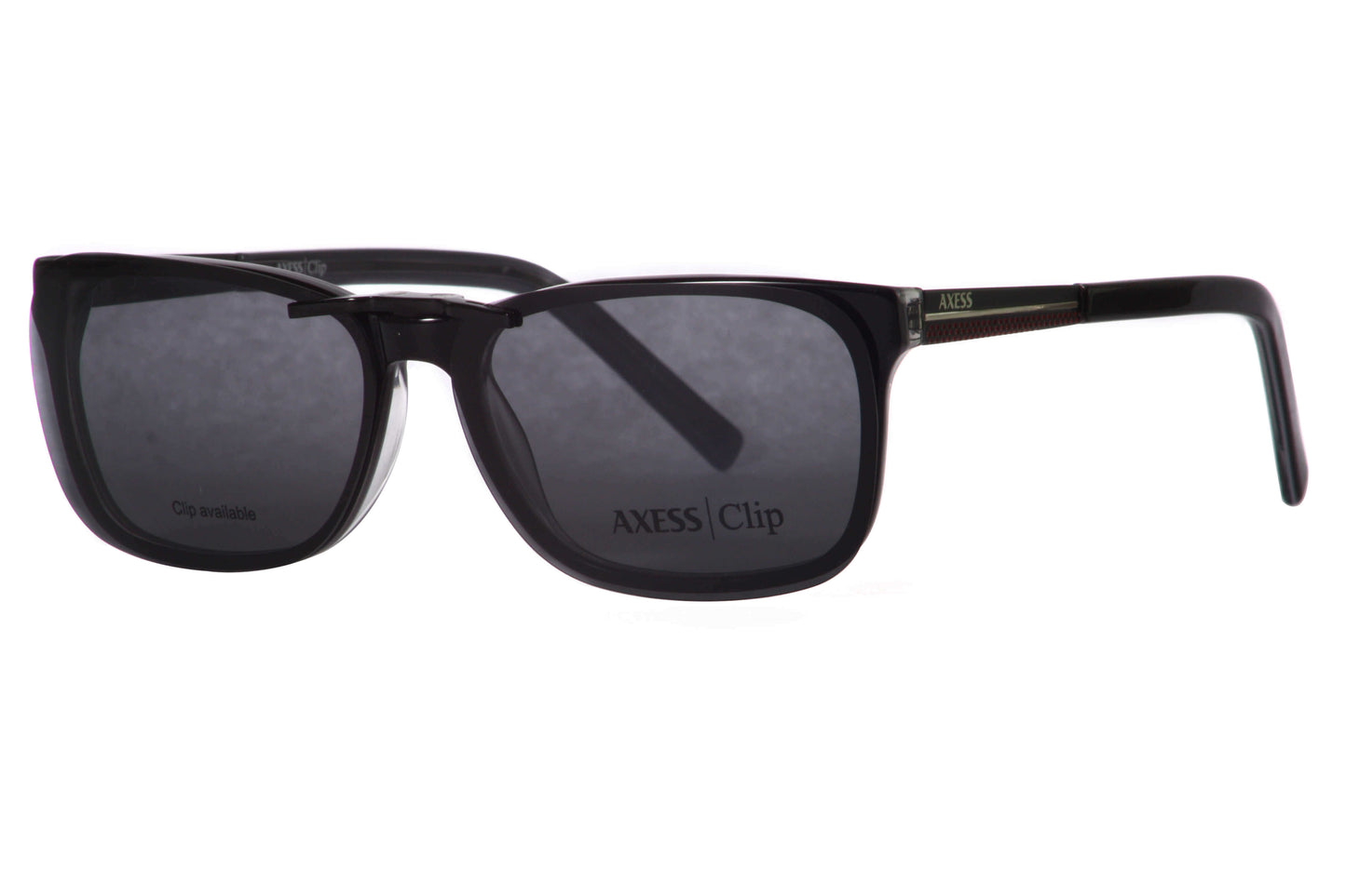 Axess Clip 2623 – Black Gray | Armazón de Acetato con Clip Polarizado