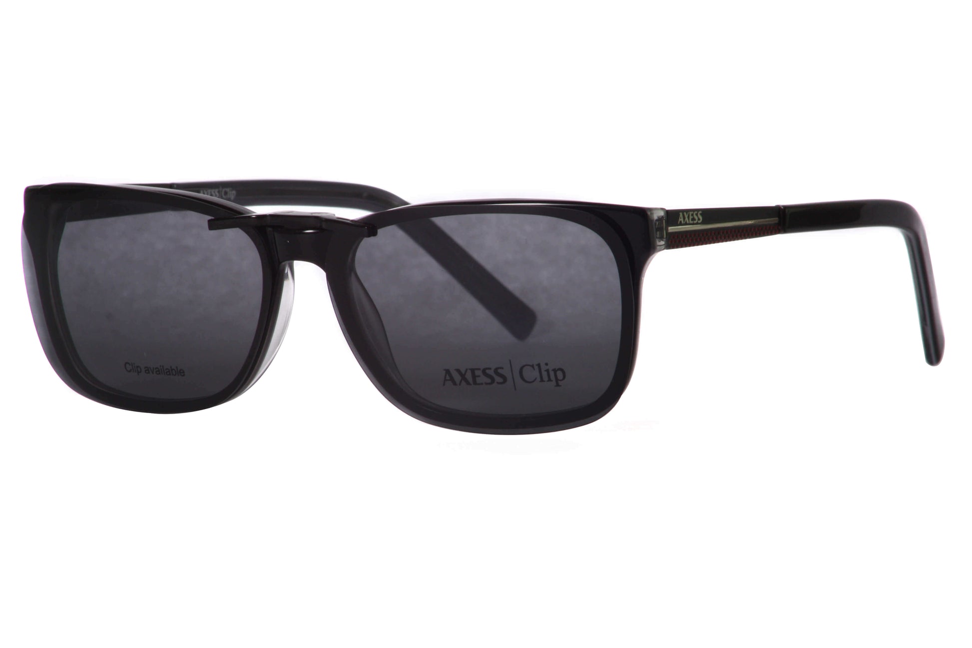 Axess Clip 2623 – Black Gray | Armazón de Acetato con Clip Polarizado