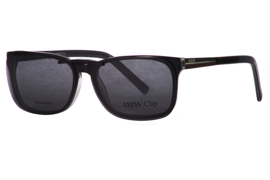 Axess Clip 2623 – Black Gray | Armazón de Acetato con Clip Polarizado
