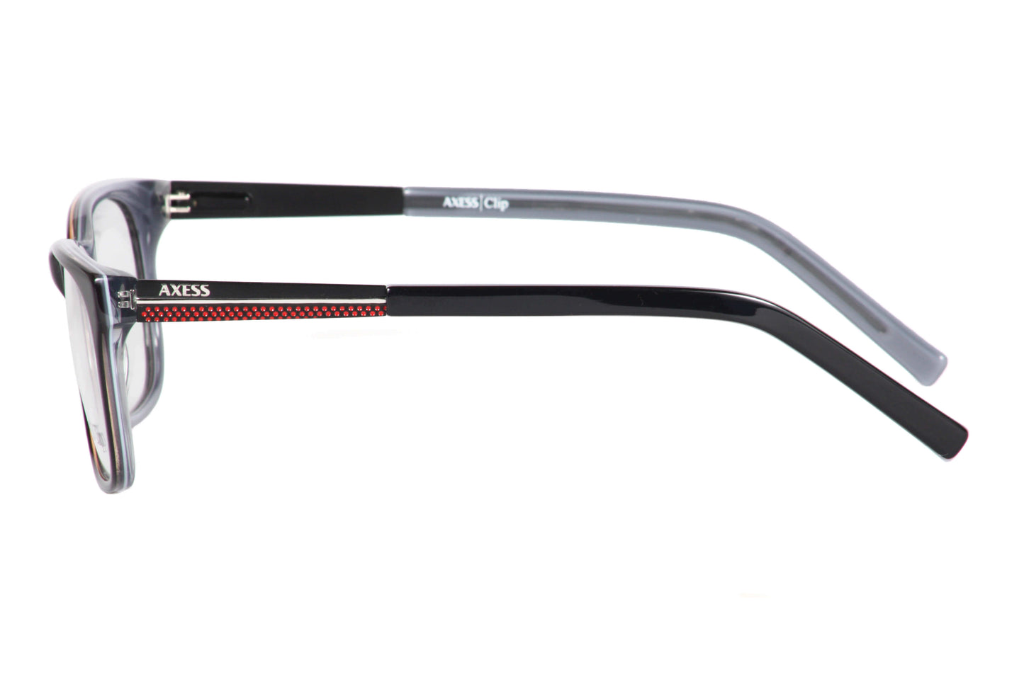 Axess Clip 2623 – Black Gray | Armazón de Acetato con Clip Polarizado