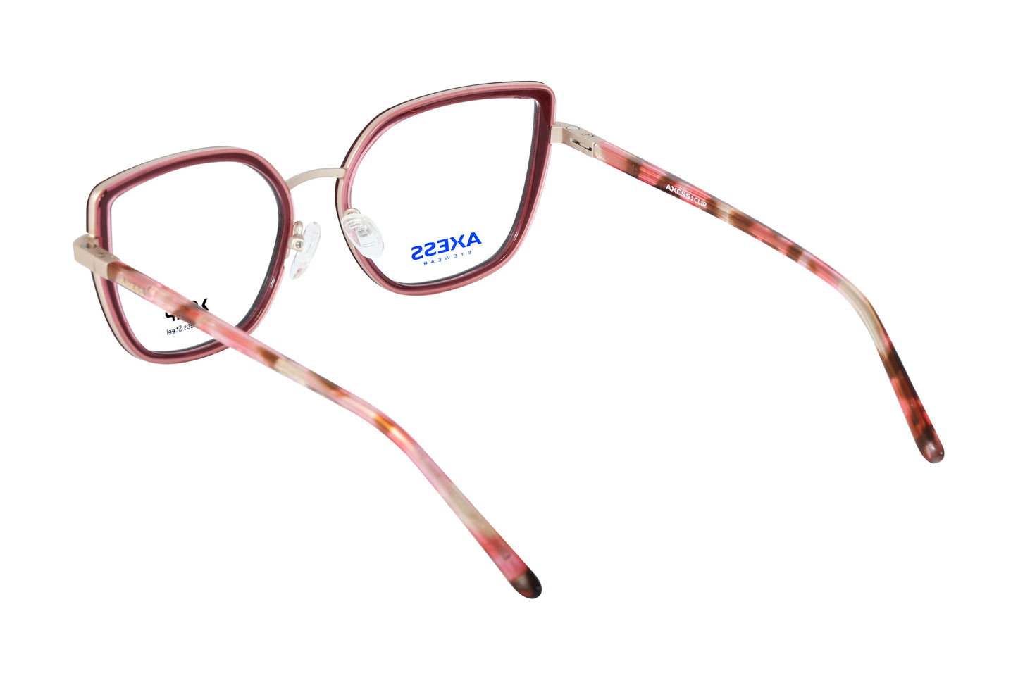 Axess Clip 2728 – Wine Gold | Armazón de Acetato con Clip Polarizado