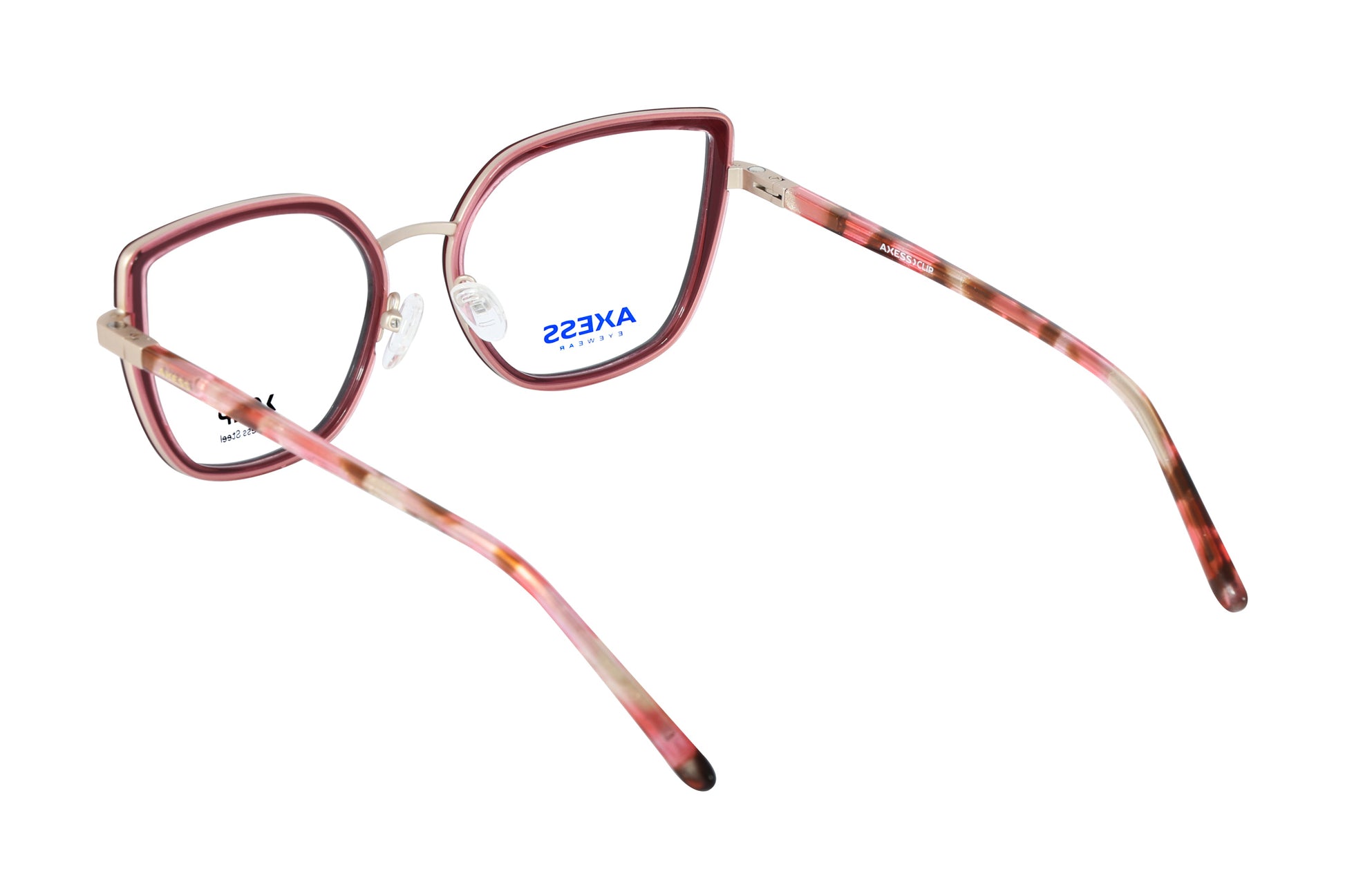 Axess Clip 2728 – Wine Gold | Armazón de Acetato con Clip Polarizado