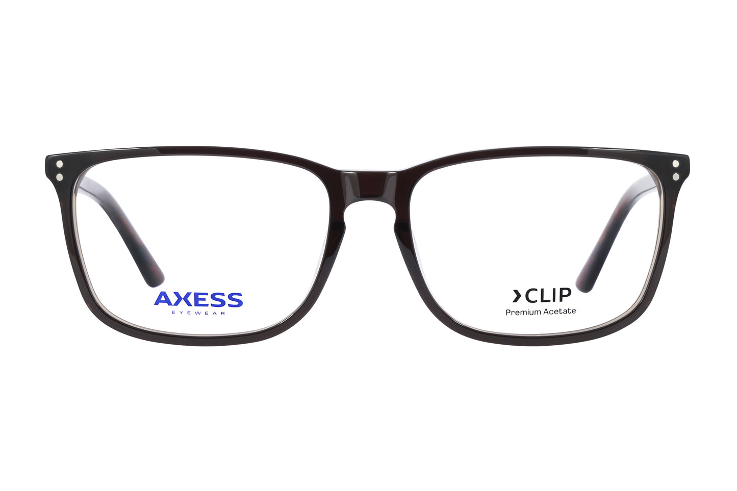 Axess Clip 2737 – Brown Demi | Armazón de Acetato con Clip Polarizado