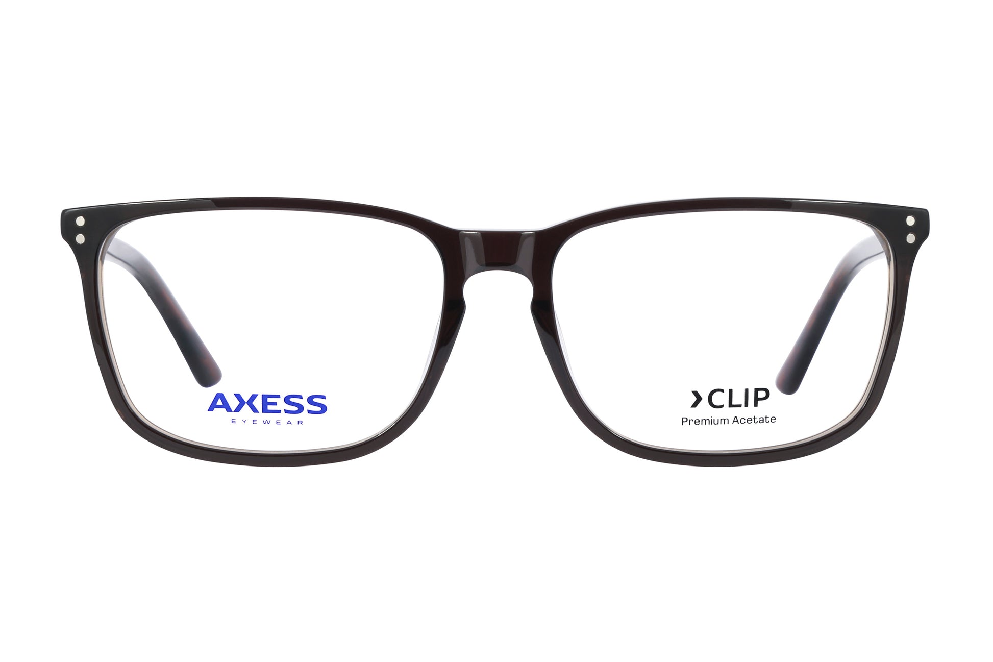 Axess Clip 2737 – Brown Demi | Armazón de Acetato con Clip Polarizado