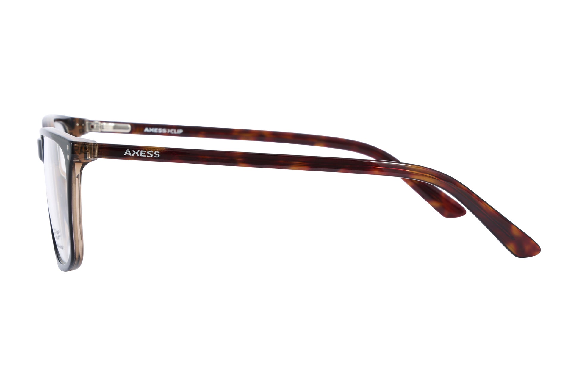 Axess Clip 2737 – Brown Demi | Armazón de Acetato con Clip Polarizado