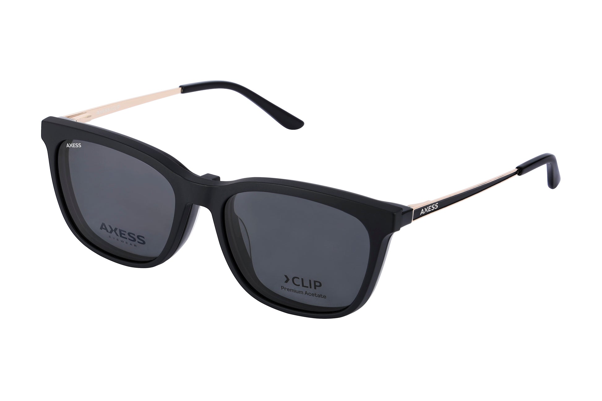Axess Clip 2738 – Black | Armazón de Acetato con Clip Polarizado