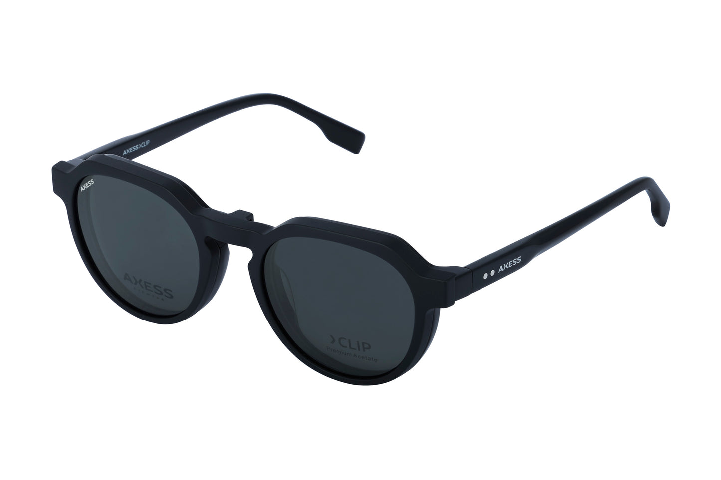 Axess Clip 2742 – Black | Armazón de Acetato con Clip Polarizado