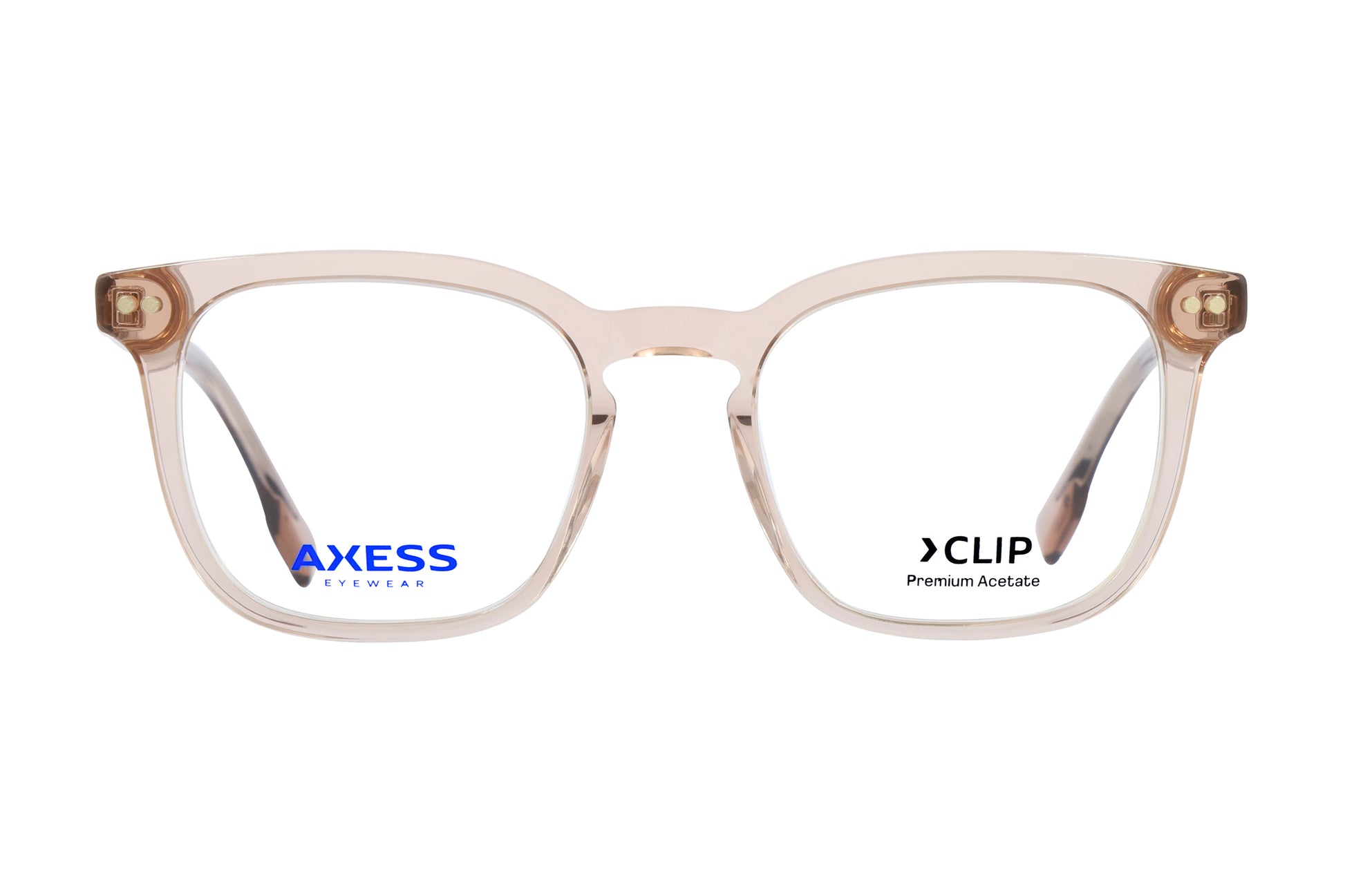 Axess Clip 2743 – Crystal Brown | Armazón de Acetato con Clip Polarizado