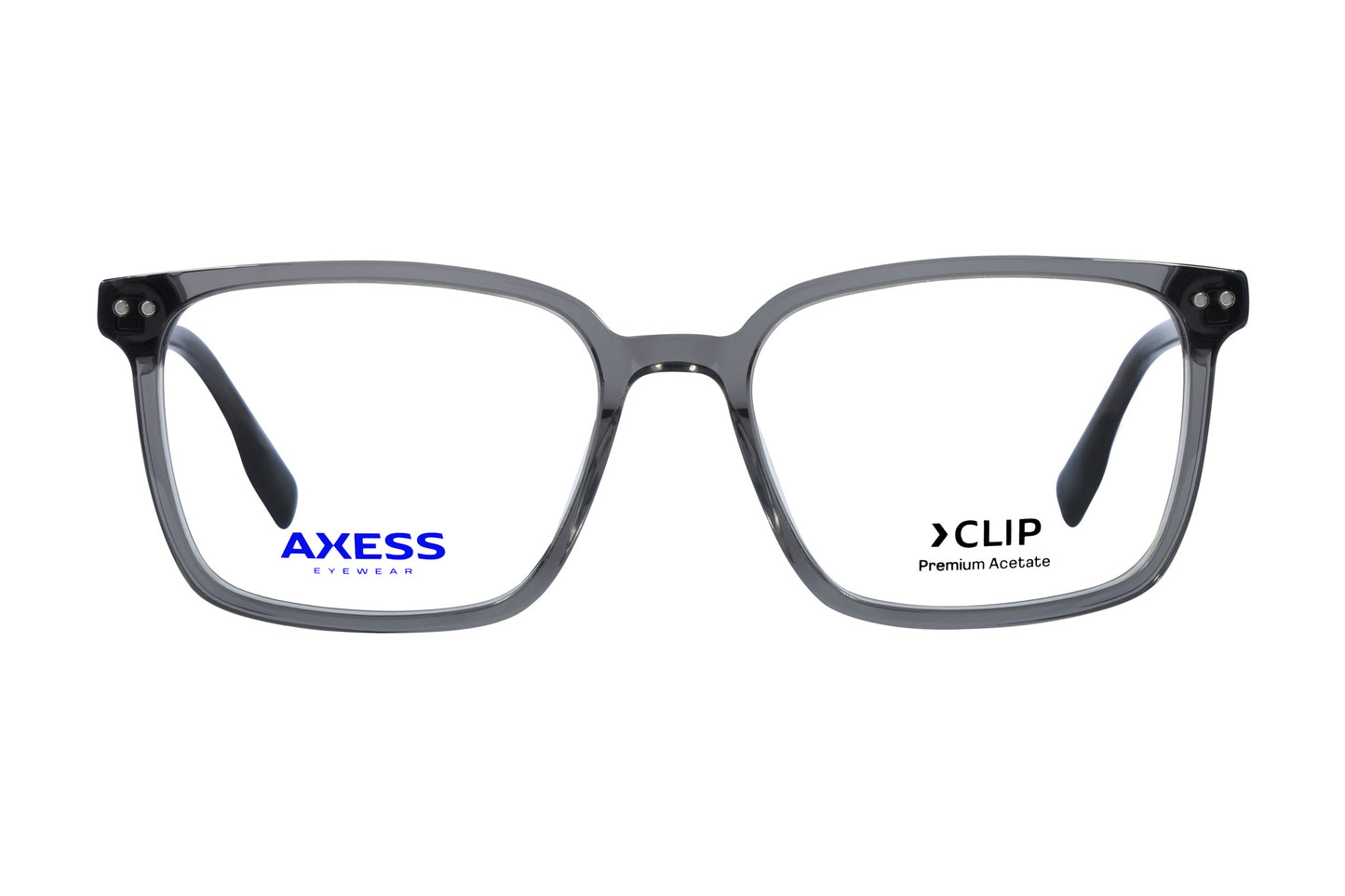 Axess Clip 2744 – Crystal Grey | Armazón de Acetato con Clip Polarizado