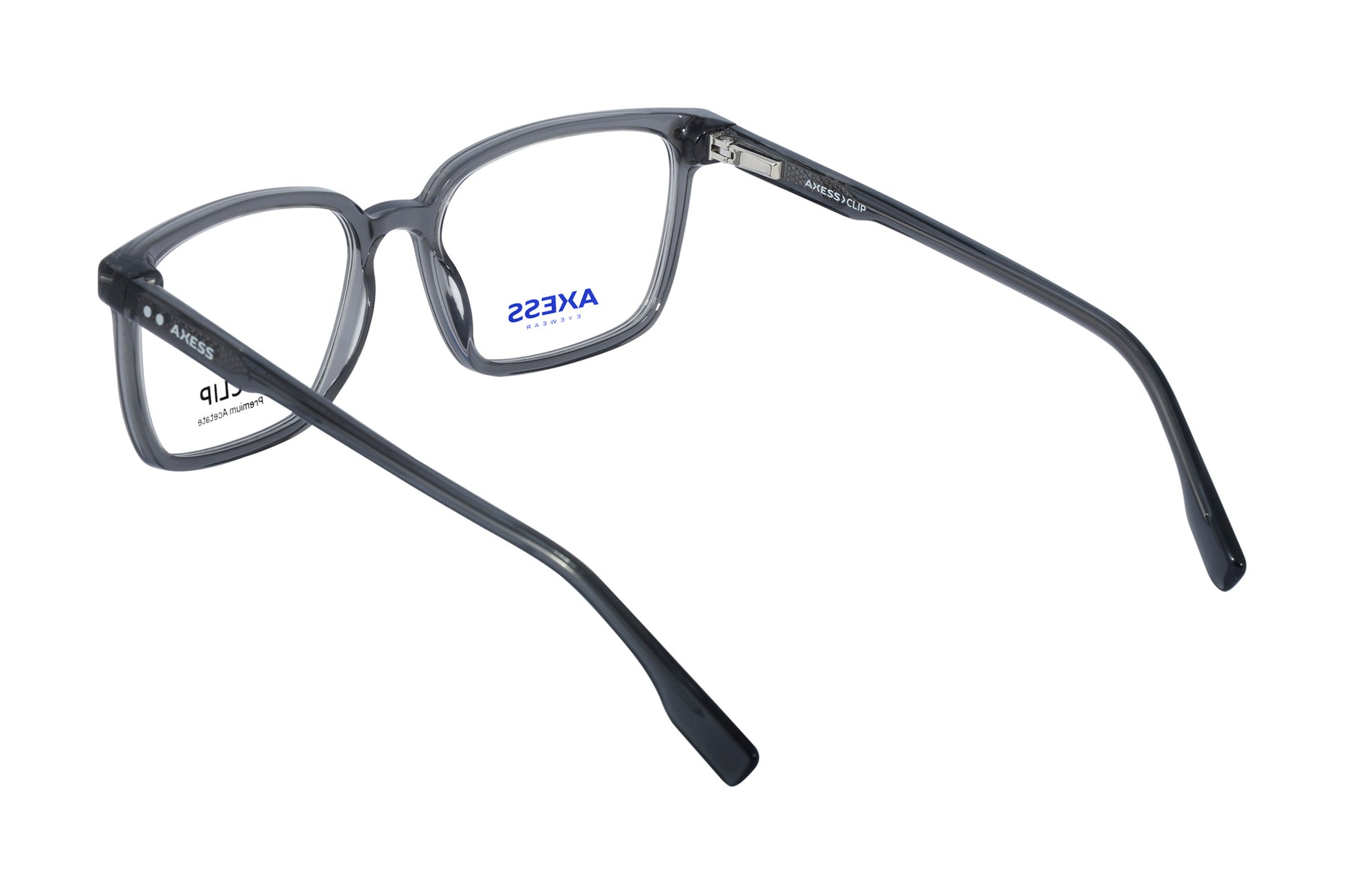 Axess Clip 2744 – Crystal Grey | Armazón de Acetato con Clip Polarizado