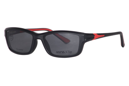 Axess Clip 6504 – M. Black | Armazón de Acetato con Clip Polarizado
