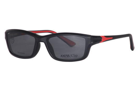 Axess Clip 6504 – M. Black | Armazón de Acetato con Clip Polarizado