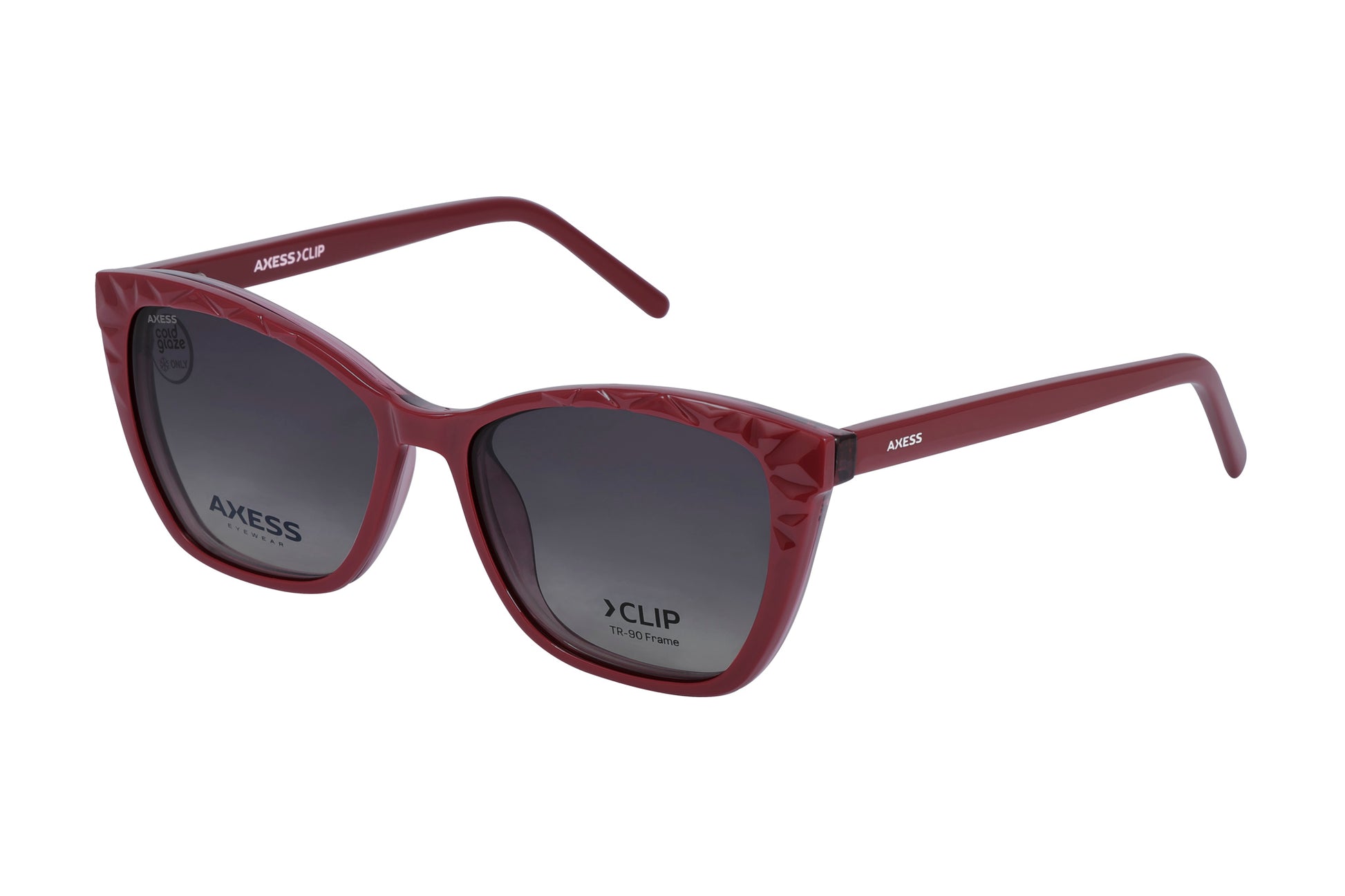 Axess Clip 6509 – Red | Armazón de Acetato con Clip Polarizado