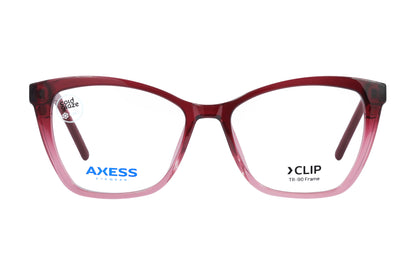 Axess Clip 6509 – Red | Armazón de Acetato con Clip Polarizado