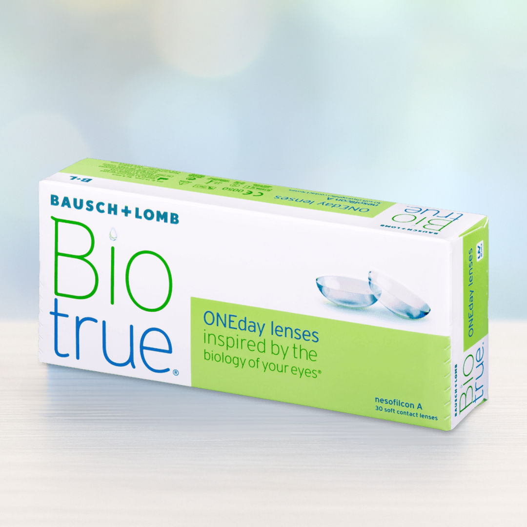 Biotrue ONEday – Lentes de Contacto Diarios para Miopía e Hipermetropía
