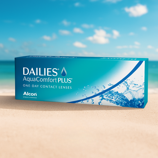 DAILIES AquaComfort Plus – Lentes de contacto diarios para miopía e hipermetropía