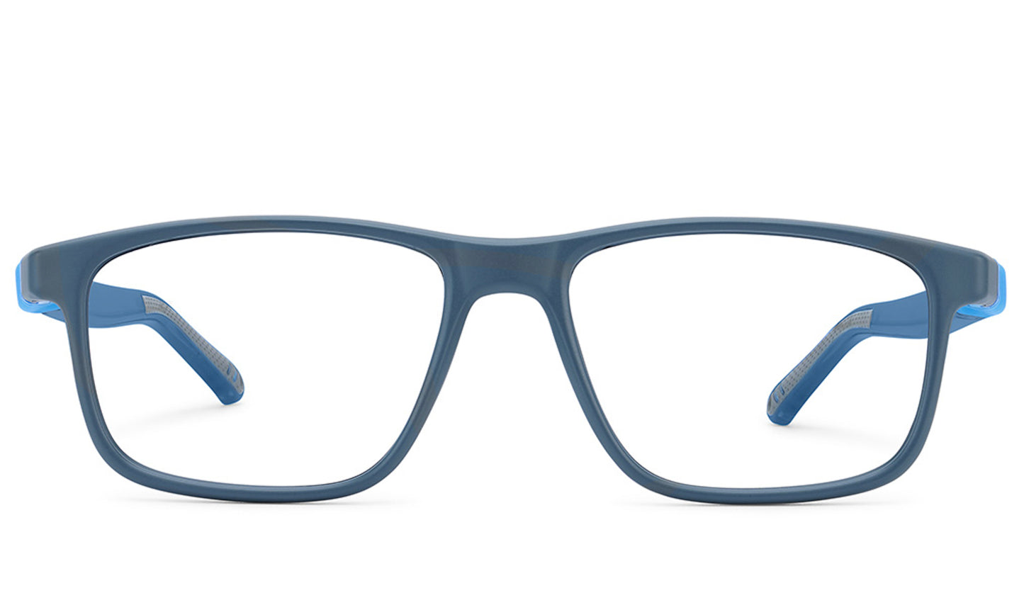 NANOvista NAO3172252 – Armazón infantil Siliflex gris satín/azul
