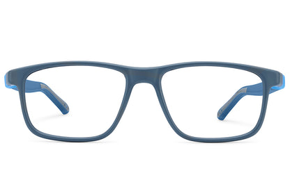 NANOvista NAO3172252 – Armazón infantil Siliflex gris satín/azul