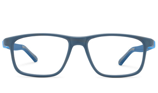 NANOvista NAO3172252 – Armazón infantil Siliflex gris satín/azul
