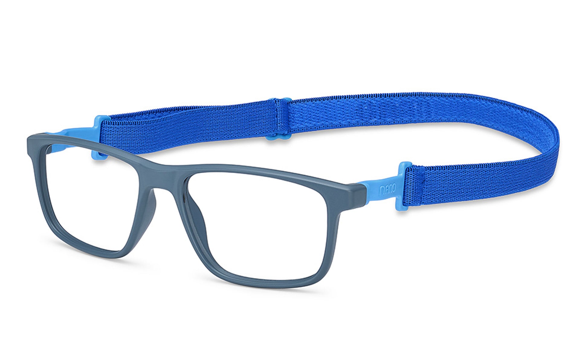 NANOvista NAO3172252 – Armazón infantil Siliflex gris satín/azul