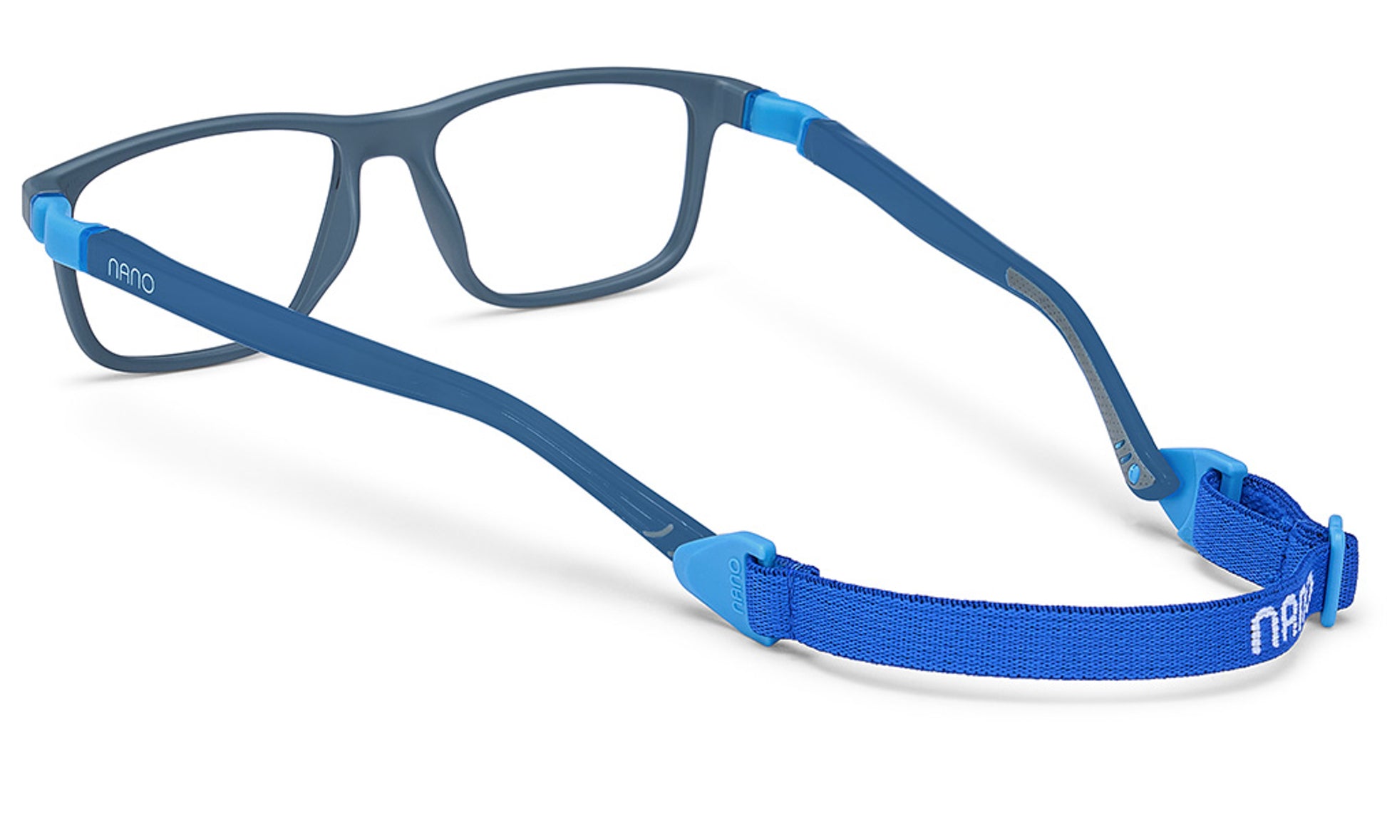 NANOvista NAO3172252 – Armazón infantil Siliflex gris satín/azul