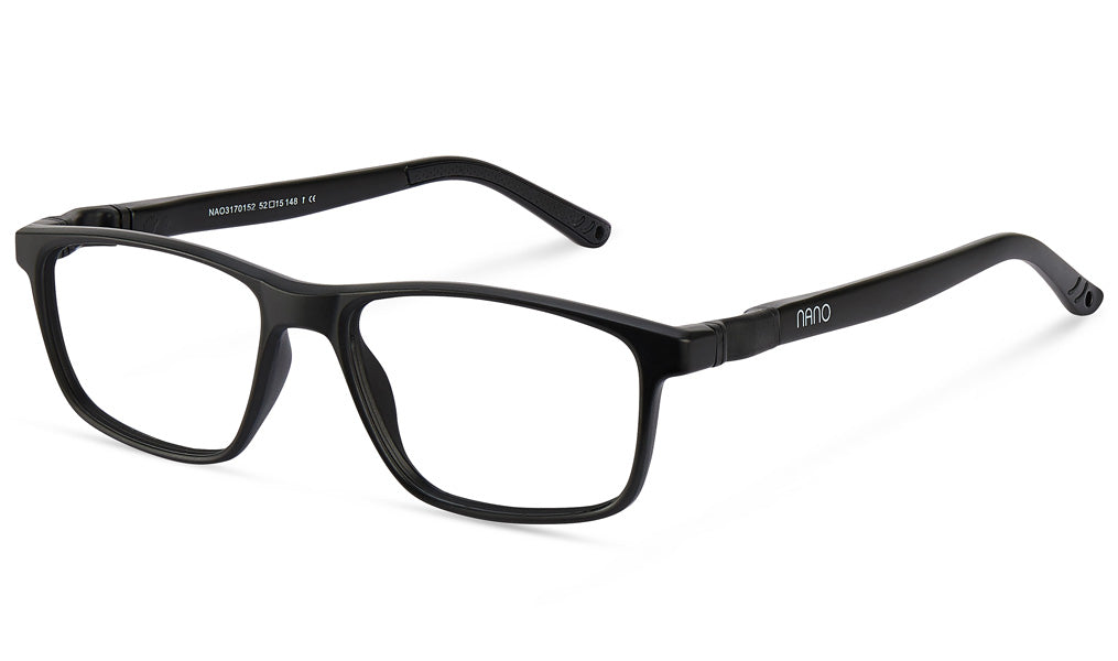 NANOvista NAO3170154 – Armazón infantil Siliflex negro/negro