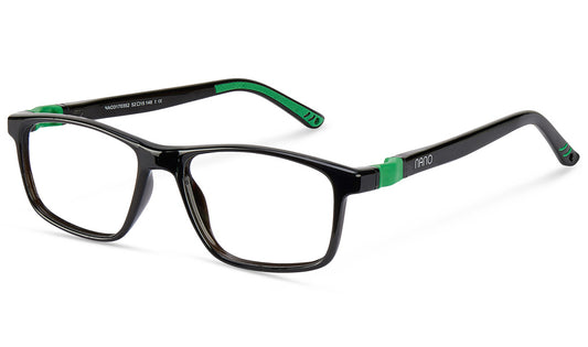 NANOvista NAO3170354 – Armazón infantil Siliflex negro/verde