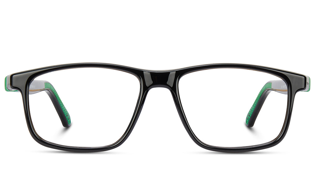 NANOvista NAO3170354 – Armazón infantil Siliflex negro/verde