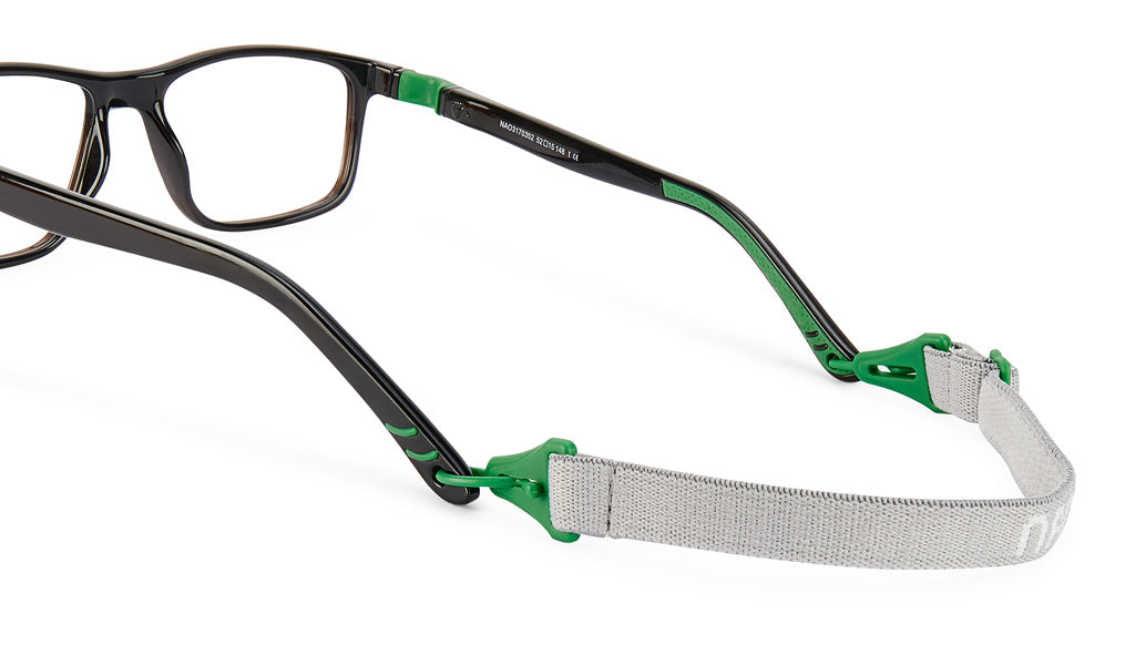 NANOvista NAO3170354 – Armazón infantil Siliflex negro/verde