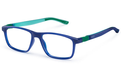 NANOvista NAO3171854 – Armazón infantil Siliflex azul crystal/verde glow