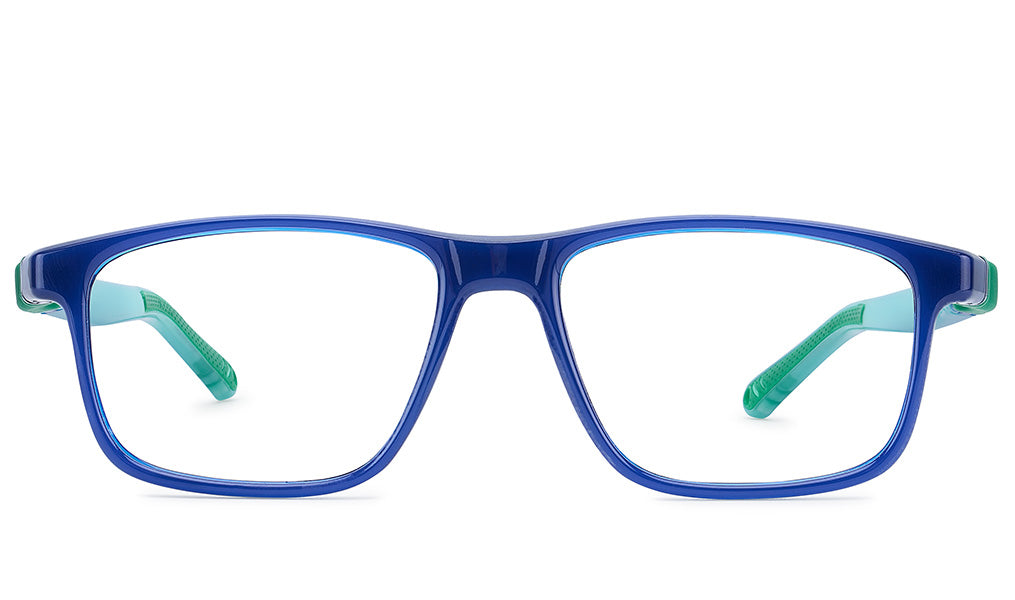 NANOvista NAO3171854 – Armazón infantil Siliflex azul crystal/verde glow