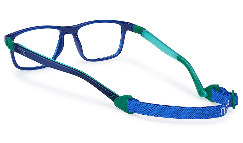 NANOvista NAO3171854 – Armazón infantil Siliflex azul crystal/verde glow
