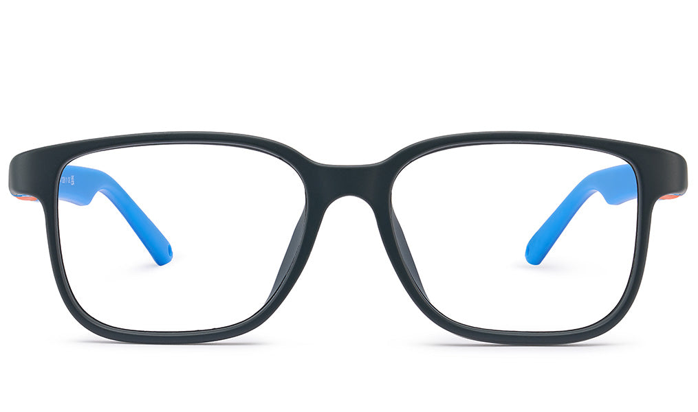 NANOvista NAO3420448 – Armazón infantil Siliflex gris mate/azul
